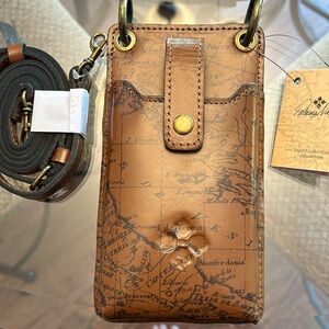 Patricia Nash leather phone wallet crossbody